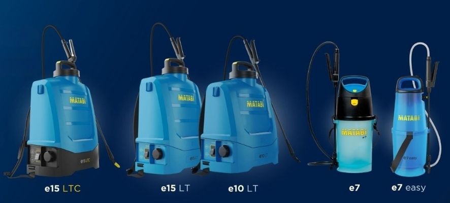 Nouvelle gamme de pulvérisateurs électriques Matabi